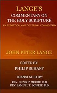 free download lange bible commentary